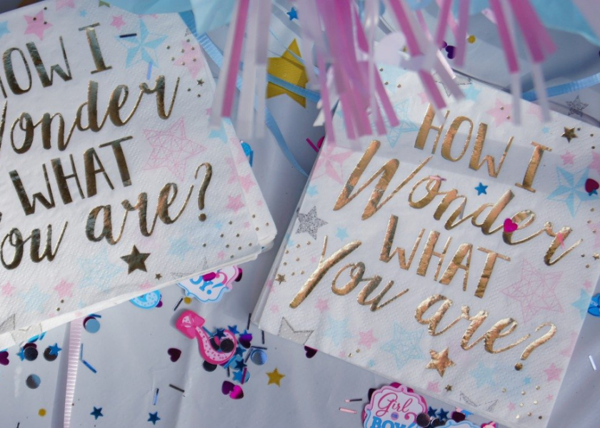 Baby shower to za mało? Czas na gender reveal party