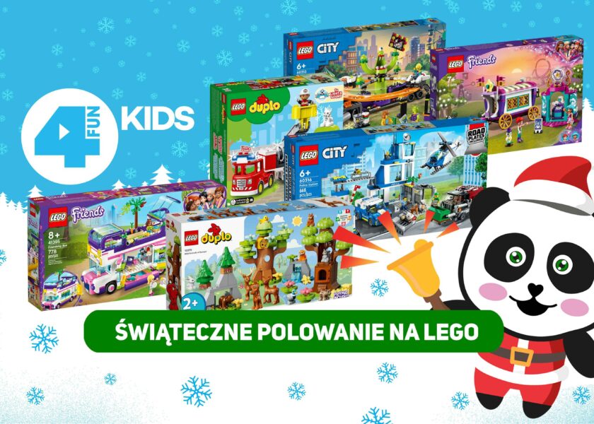 Wygraj zestaw LEGO w świątecznym polowaniu w 4FUN KIDS!