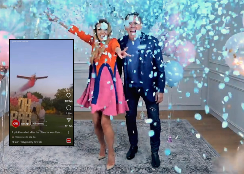 Tragedia podczas gender reveal party. Pilot samolotu nie żyje