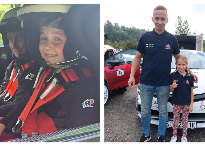 7-letnia Martyna Błanik pędziła 170 km/h – tata o karierze rajdowej córki [WYWIAD]