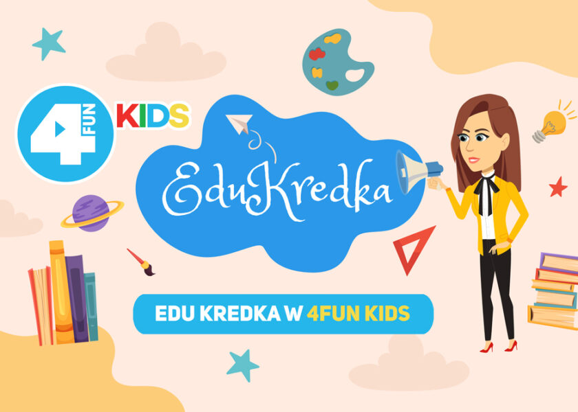 EduKredka – kolorowa nauka przez zabawę na antenie 4FUN KIDS!